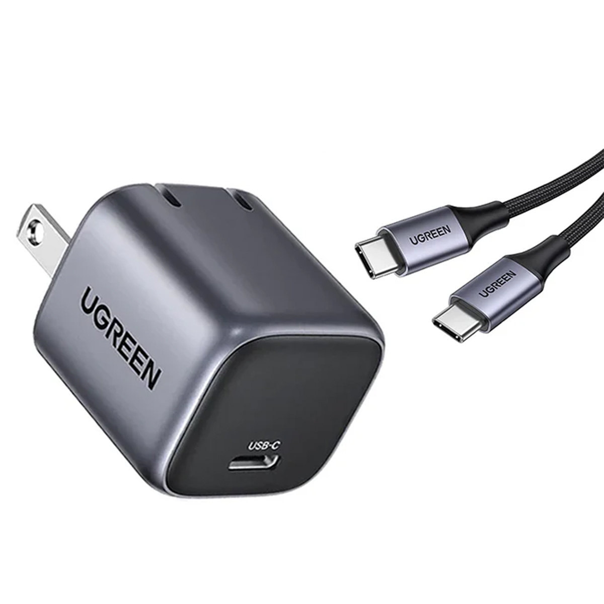 CARGADOR UGREEN GAN 30W PARA TABLET IPAD PRO/ AIR / MINI - 3