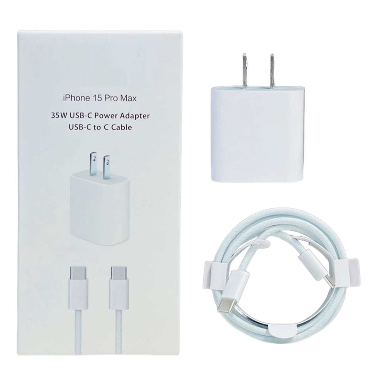CARGADOR CARGA RÁPIDA COMPATIBLE CON IPHONE 16, PLUS 16 PRO MAX - 2