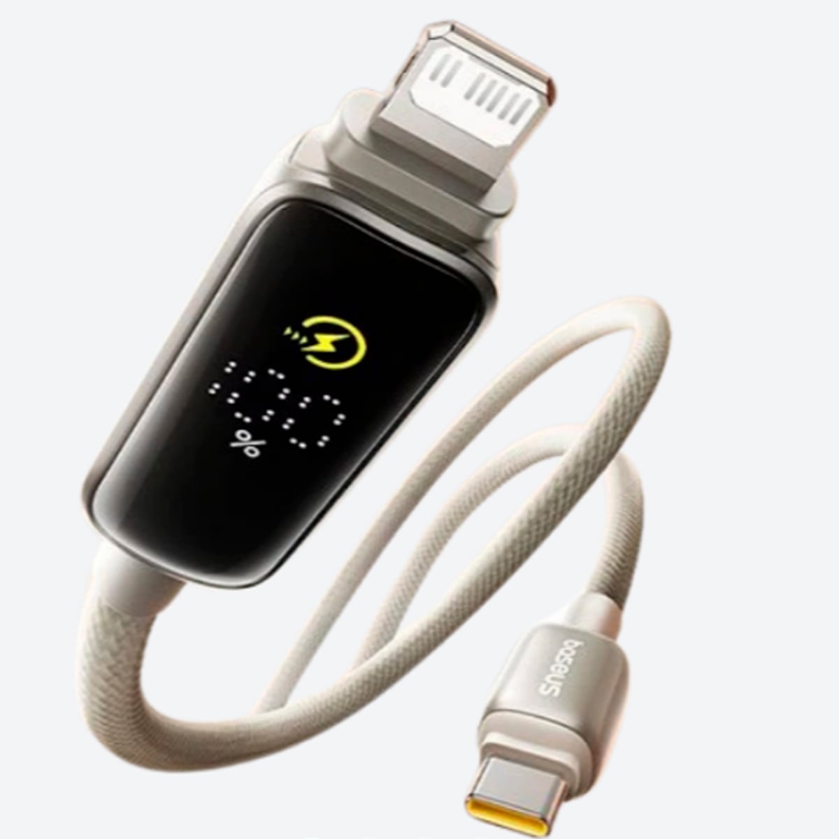CABLE BASEUS VIPOW TIPO-C A LIGHTNING 20W 2M PD - PLATA - 2