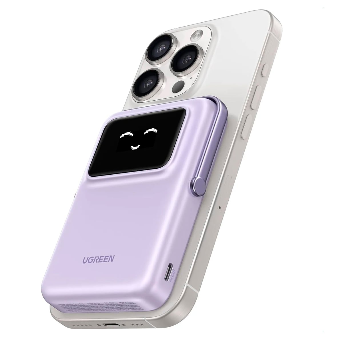 POWER BANK UGREEN PB572 CARGADOR PORTÁTIL USB-C 10000MAH LILA - 2