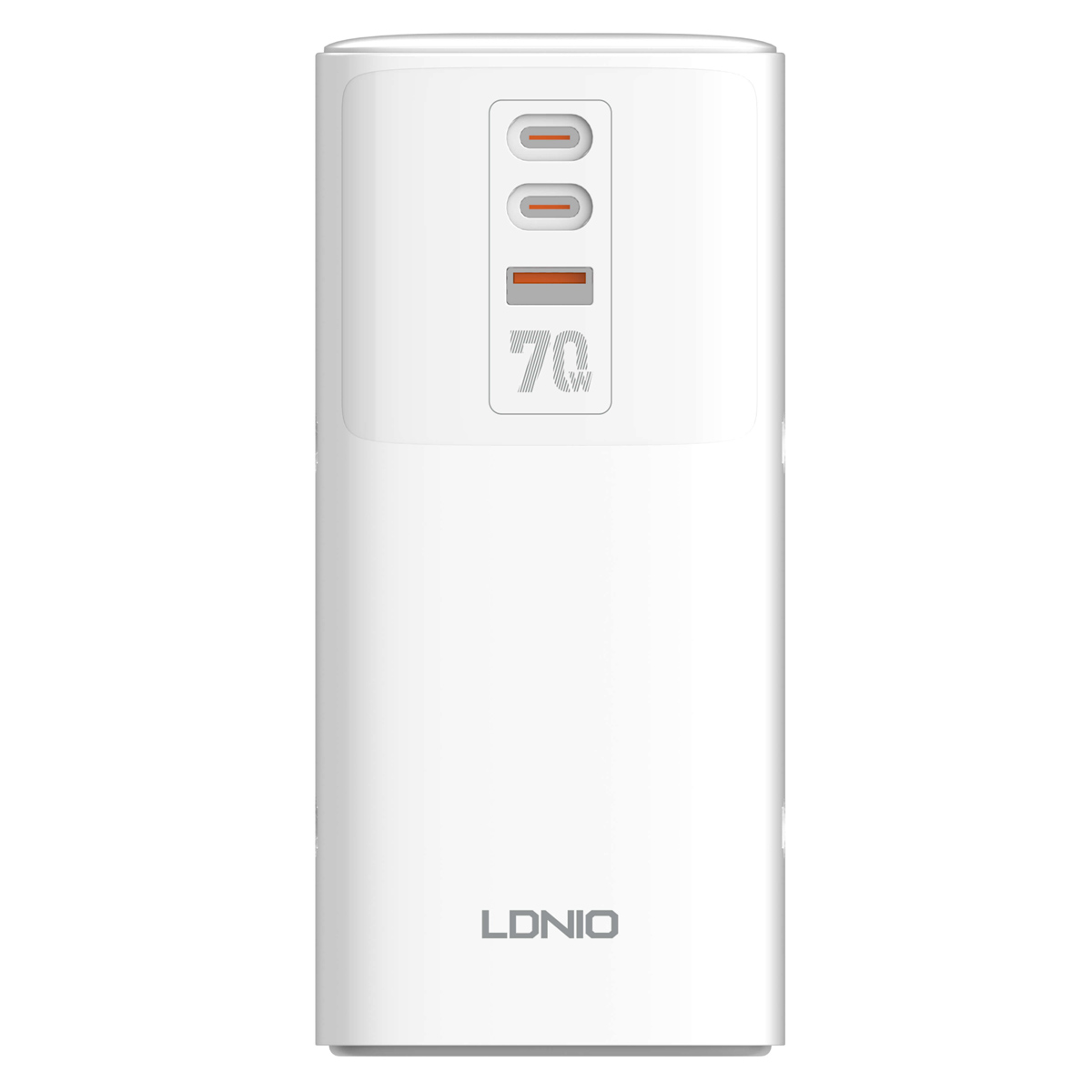 TOMACORRIENTE EXTENSIÓN LDNIO SC4383 CARGA RÁPIDA 70W BLANCO - 5