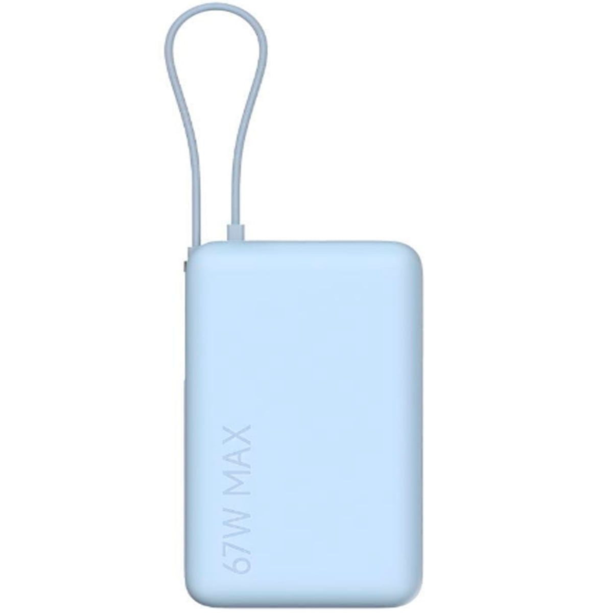 XIAOMI POWER BANK 10000 (67W) CON CABLE INTEGRADO - AZUL - 2