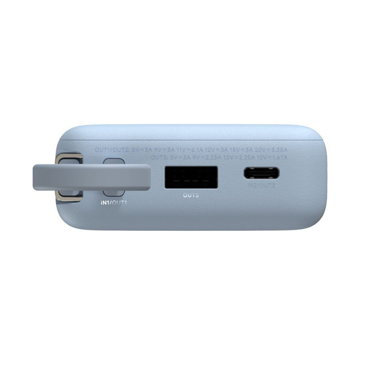XIAOMI POWER BANK 10000 (67W) CON CABLE INTEGRADO - AZUL - 3