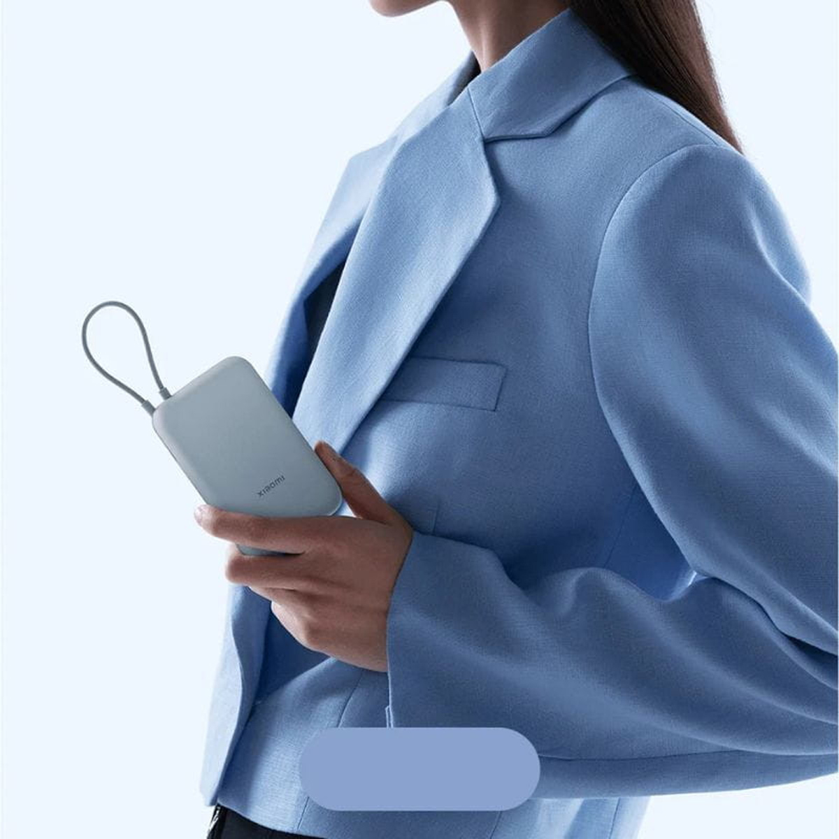 XIAOMI POWER BANK 10000 (67W) CON CABLE INTEGRADO - AZUL - 5