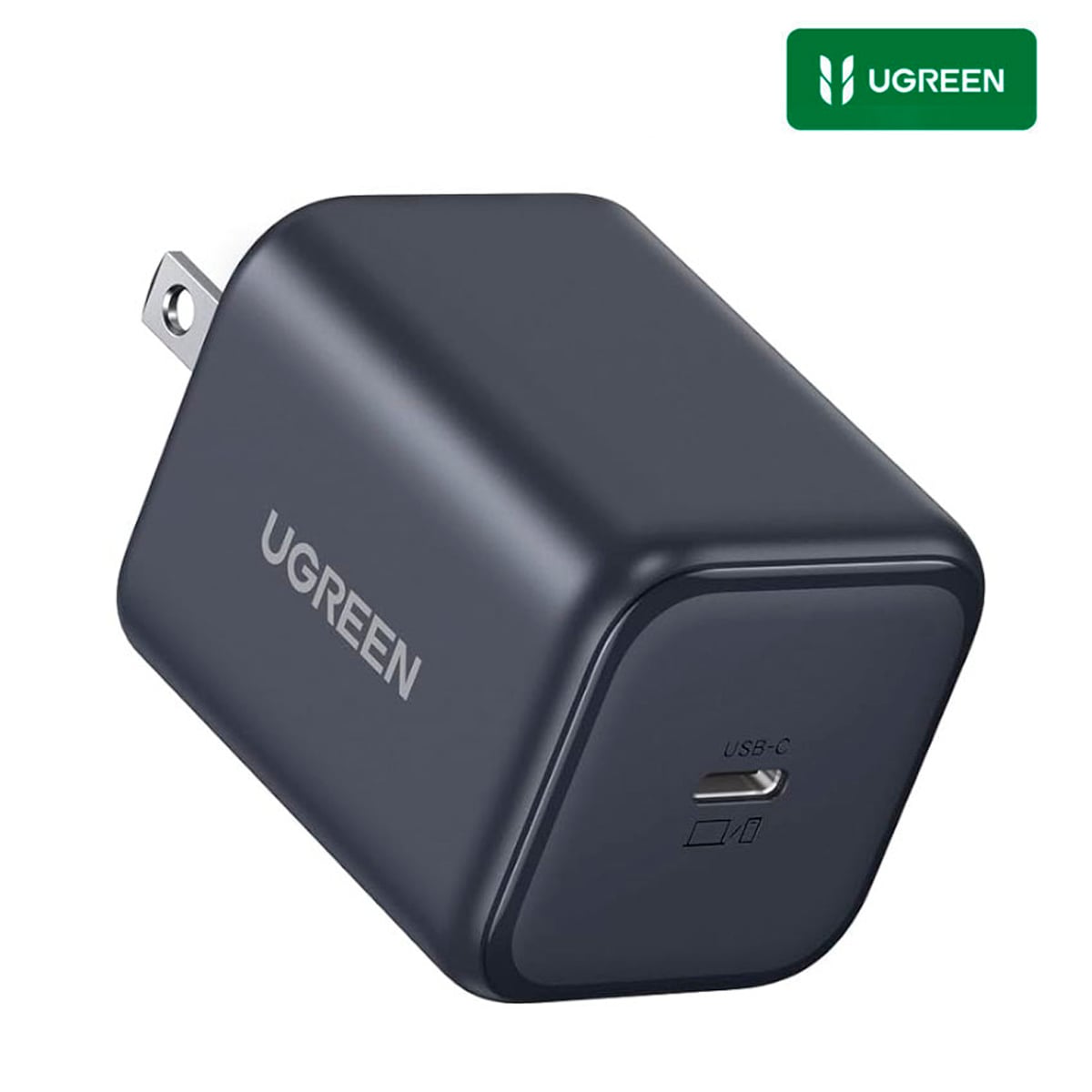CARGADOR UGREEN 45W GAN IPHONE 17, IPAD, GALAXY S25 ULTRA - NEGRO - 1