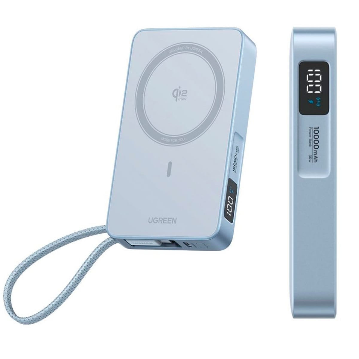 UGREEN MAGFLOW 10,000MAH POWER BANK, QI2 25W CERTIFICADO - 3