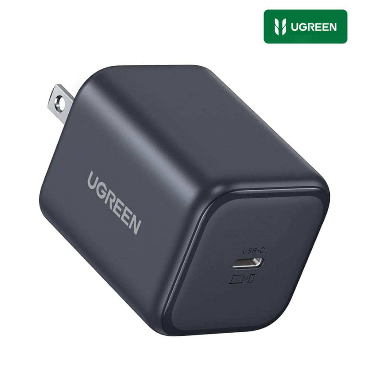 CARGADOR RÁPIDO UGREEN USB-C GAN DE 45W 65050B NEGRO - 2