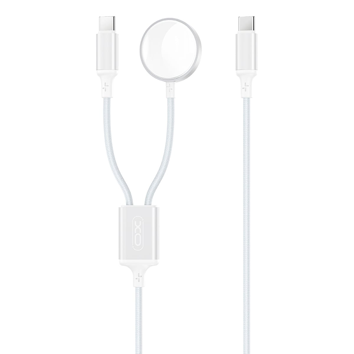 CARGADOR INALÁMBRICO XO CX030 PARA APPLE WATCH CON CABLE USB-C A C - BLANCO - 1