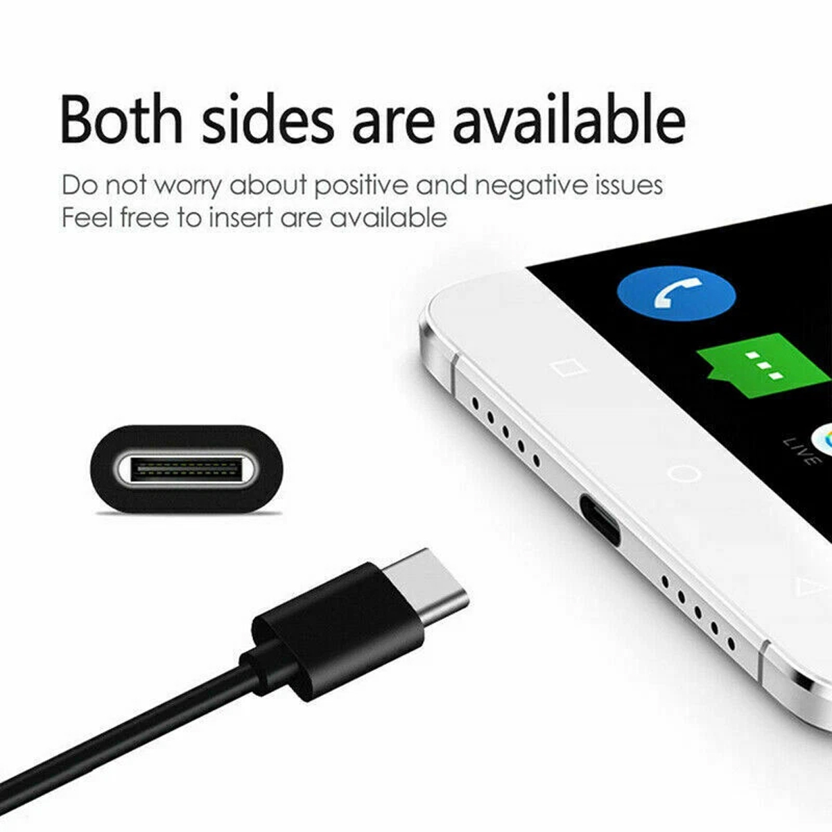 CABLE MOTOROLA USB A A TIPO-C DE CARGA RÁPIDA 2 METROS - 2