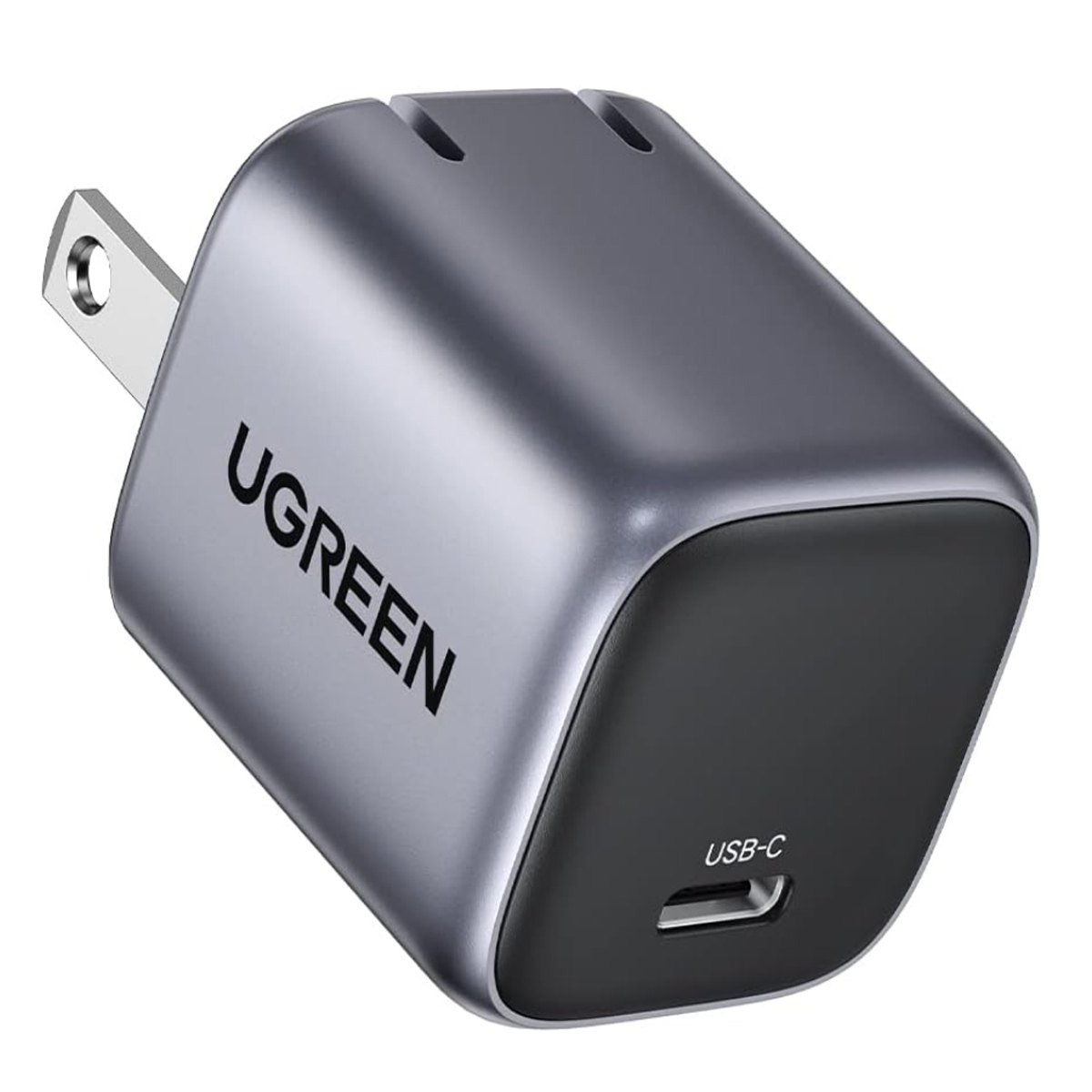 CARGADOR 20W MINI UGREEN CD318 USB-C GAN + CABLE C A C 1M US261 60W - GRIS - 2