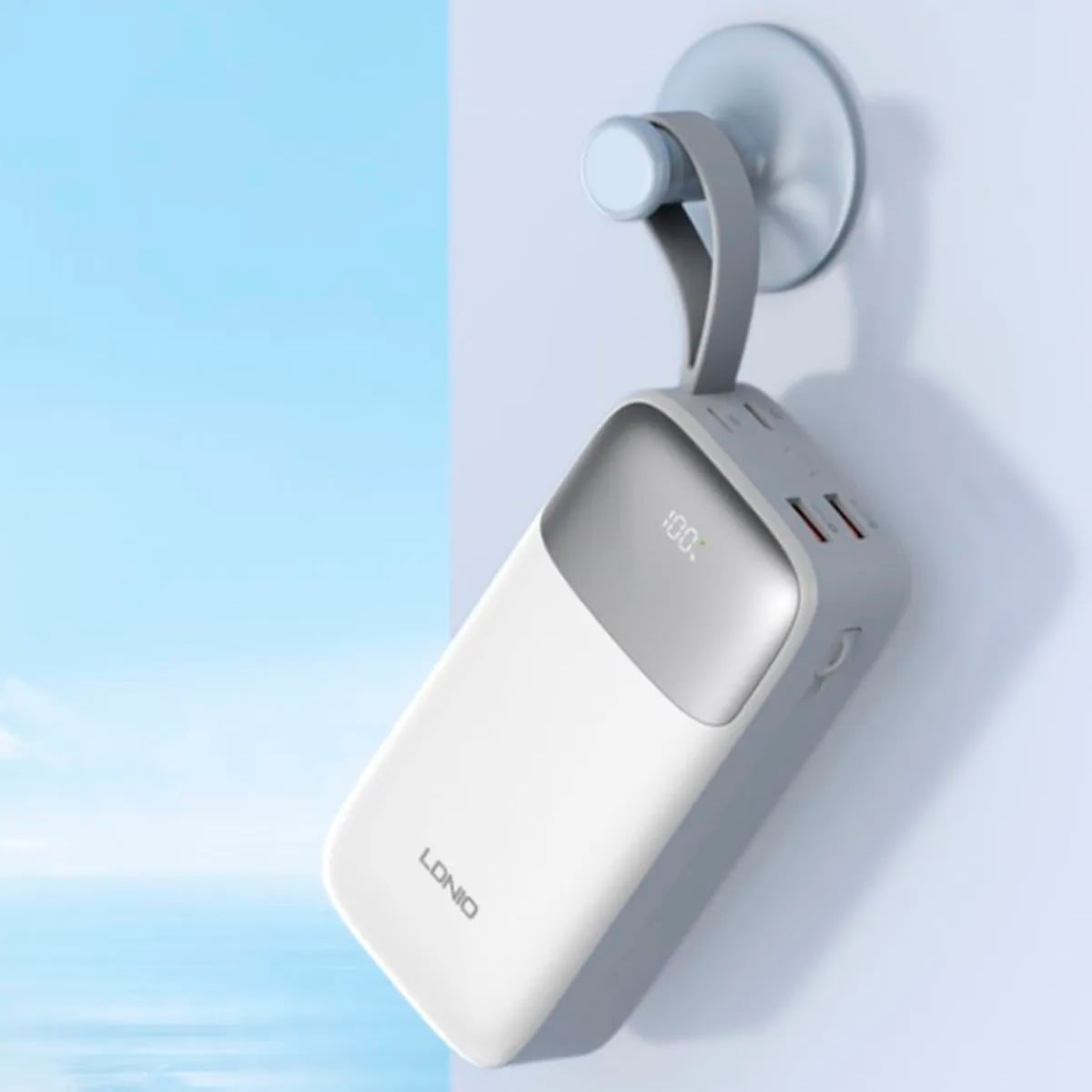 POWER BANK LDNIO PQ30 CARGA RÁPIDA 30000 MAH BLANCO - 4