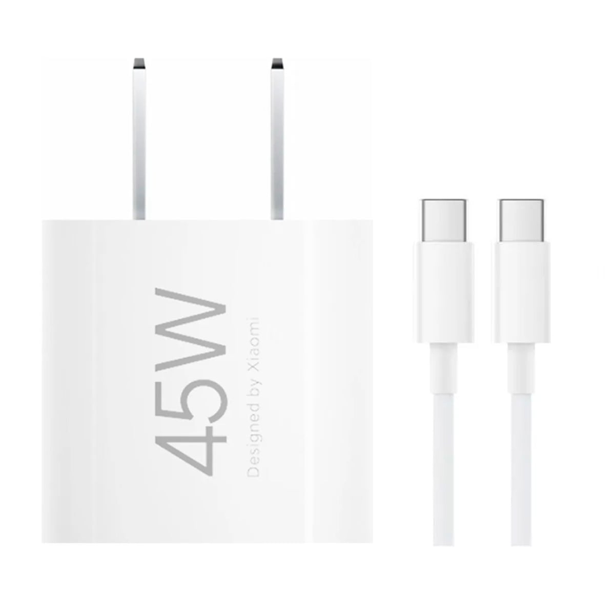 CARGADOR XIAOMI 45W GAN CABLE C A C PARA REDMI NOTE 14 5G - 1