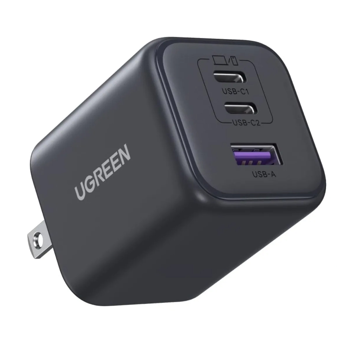 CARGADOR UGREEN 45W USB-C GAN RAPIDO IPHONE 17, IPAD, GALAXY S25 ULTRA - 1