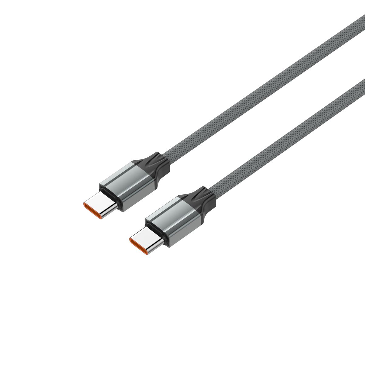 CABLE LDNIO IP-442C TIPO C A C NYLÓN 65W 2M PARA IPHONE SERIE 15,16 GRIS - 1