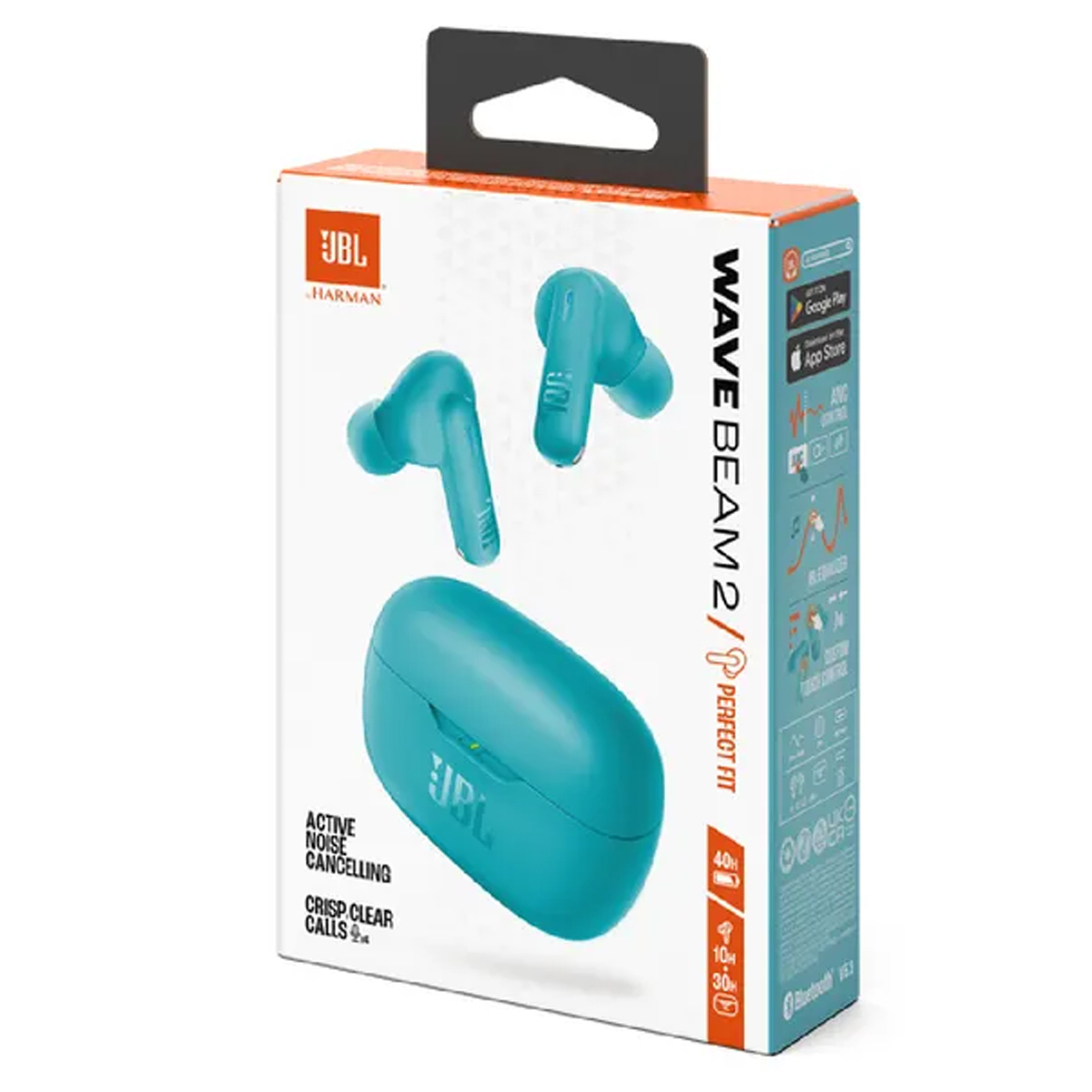 AUDÍFONOS JBL WAVE BEAM 2 TWS BLUETOOTH - TURQUESA - 1