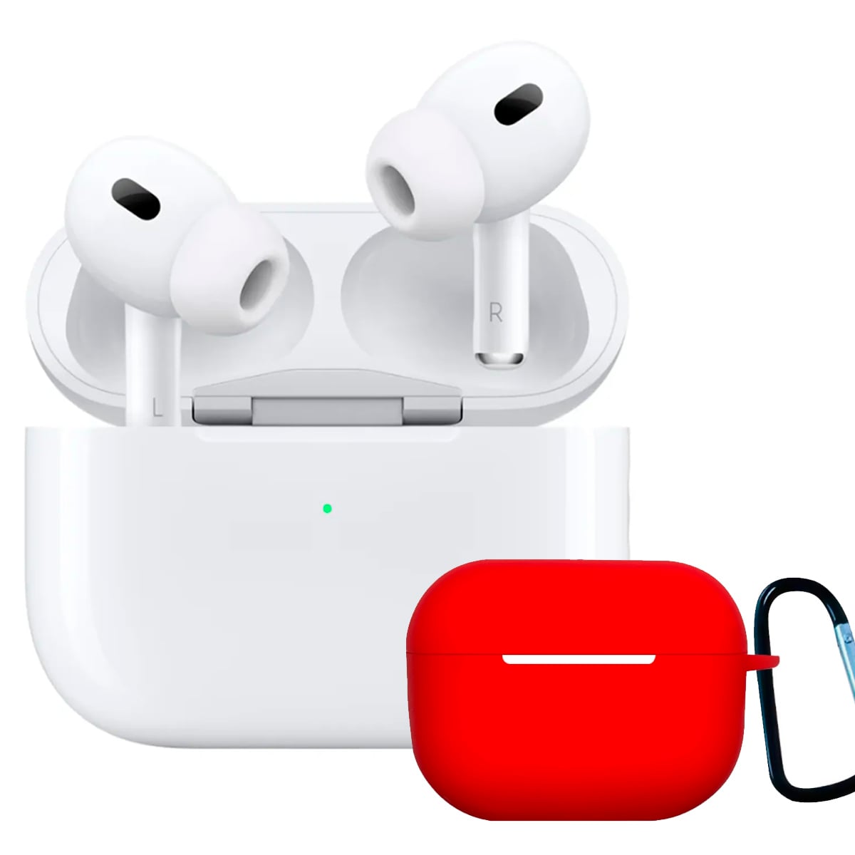 AUDÍFONOS BLUETOOTH PRO 2DA GENERACIÓN + CASE ROJO - 1