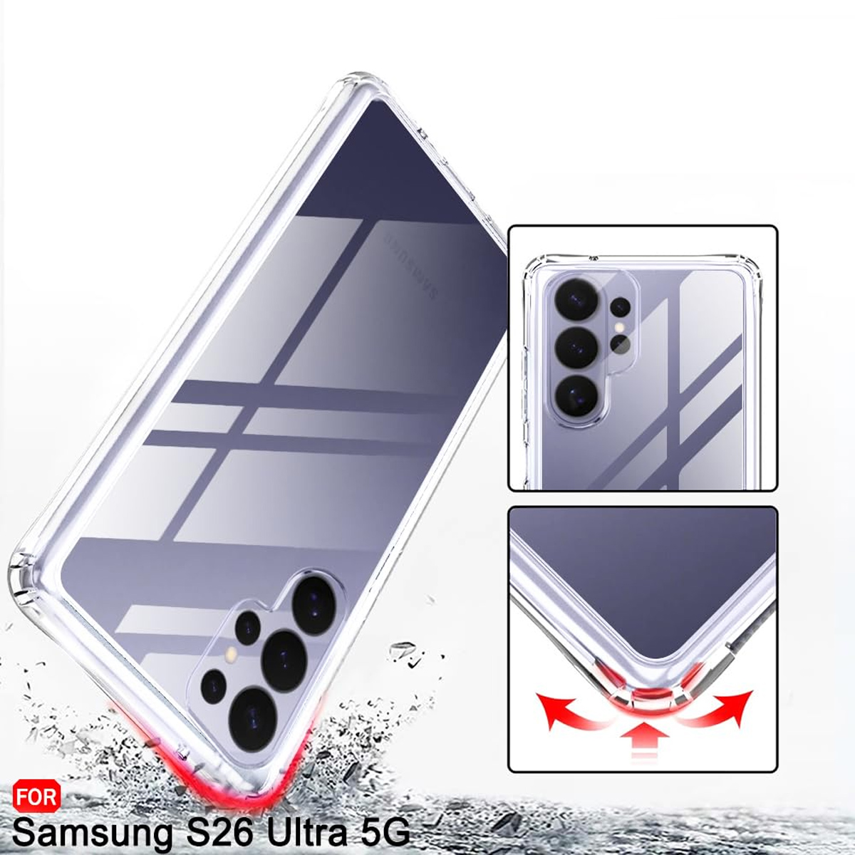 CASE SPACE PARA GALAXY S26 ULTRA SPACE TRANSPARENTE - 4