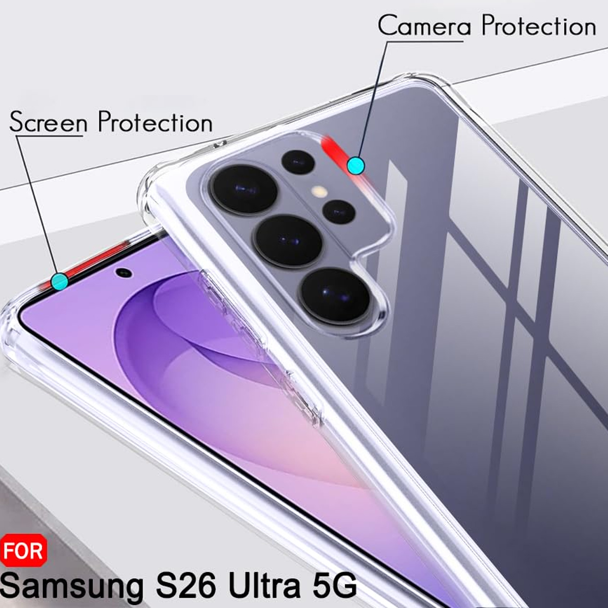 CASE SPACE PARA GALAXY S26 ULTRA SPACE TRANSPARENTE - 5