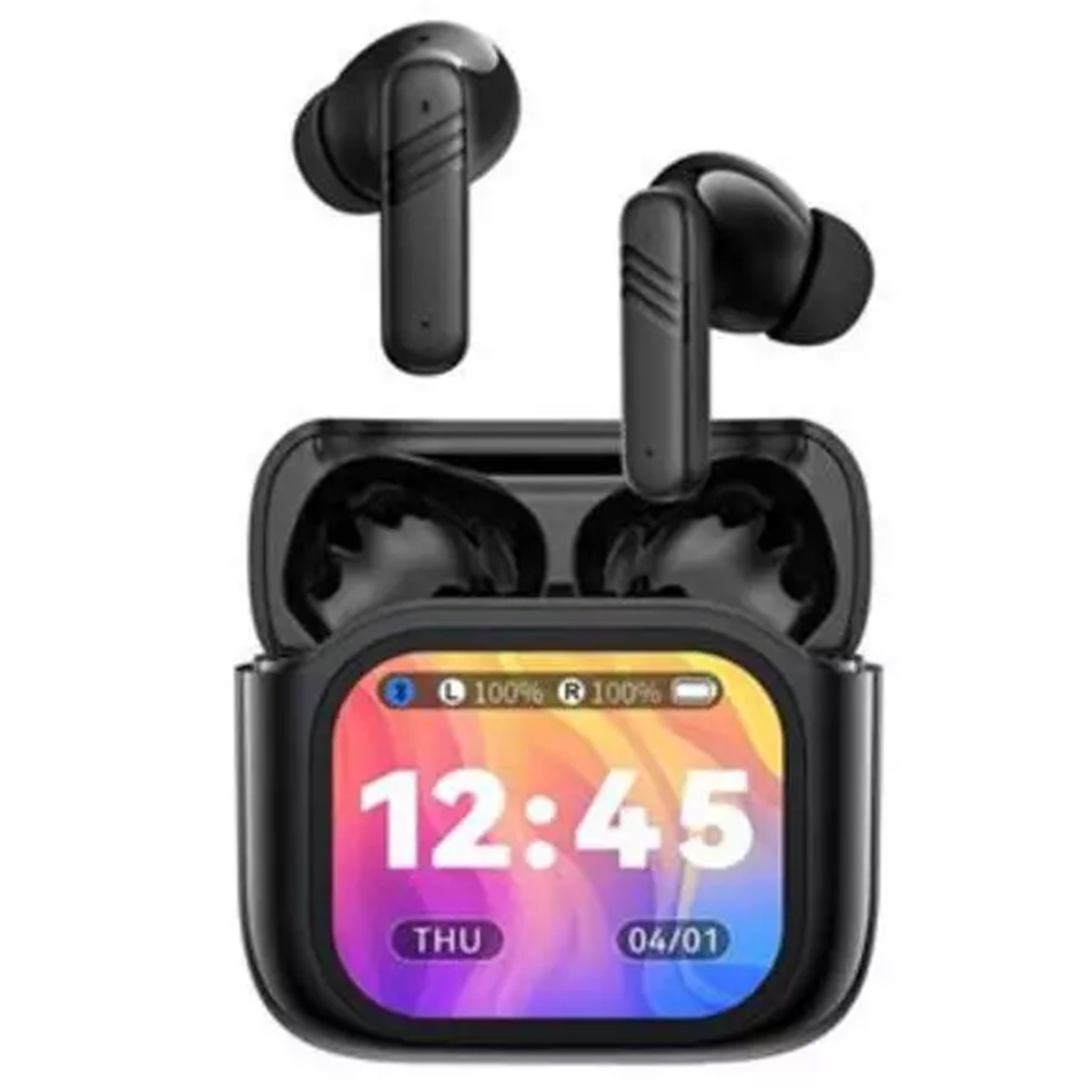 AUDIFONOS BLUETOOTH TWS XO X50 CON DOBLE MICRÓFONO NEGRO - 1