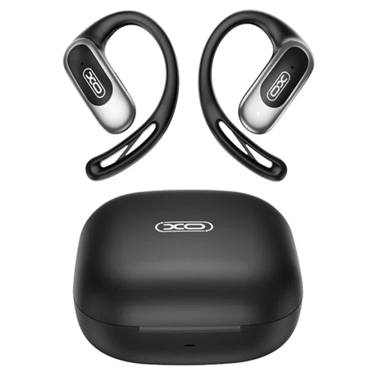 AUDÍFONOS DEPORTIVOS BLUETOOTH XO-G45 OWS CONDUCCIÓN ABIERTA NEGRO - 1