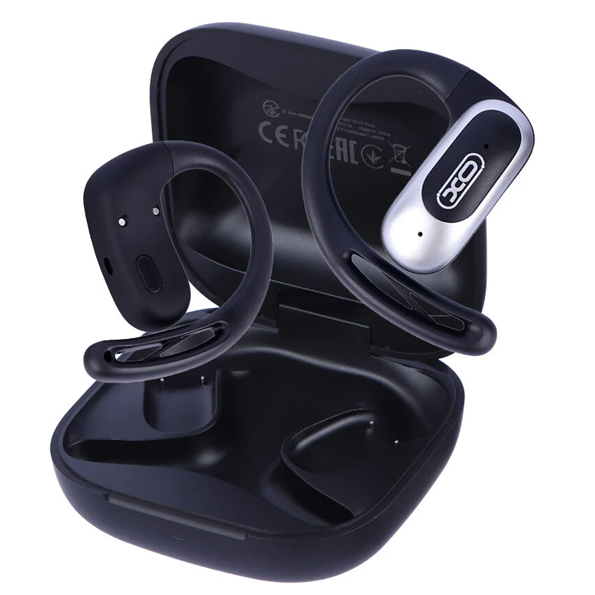 AUDÍFONOS DEPORTIVOS BLUETOOTH XO-G45 OWS CONDUCCIÓN ABIERTA NEGRO - 3