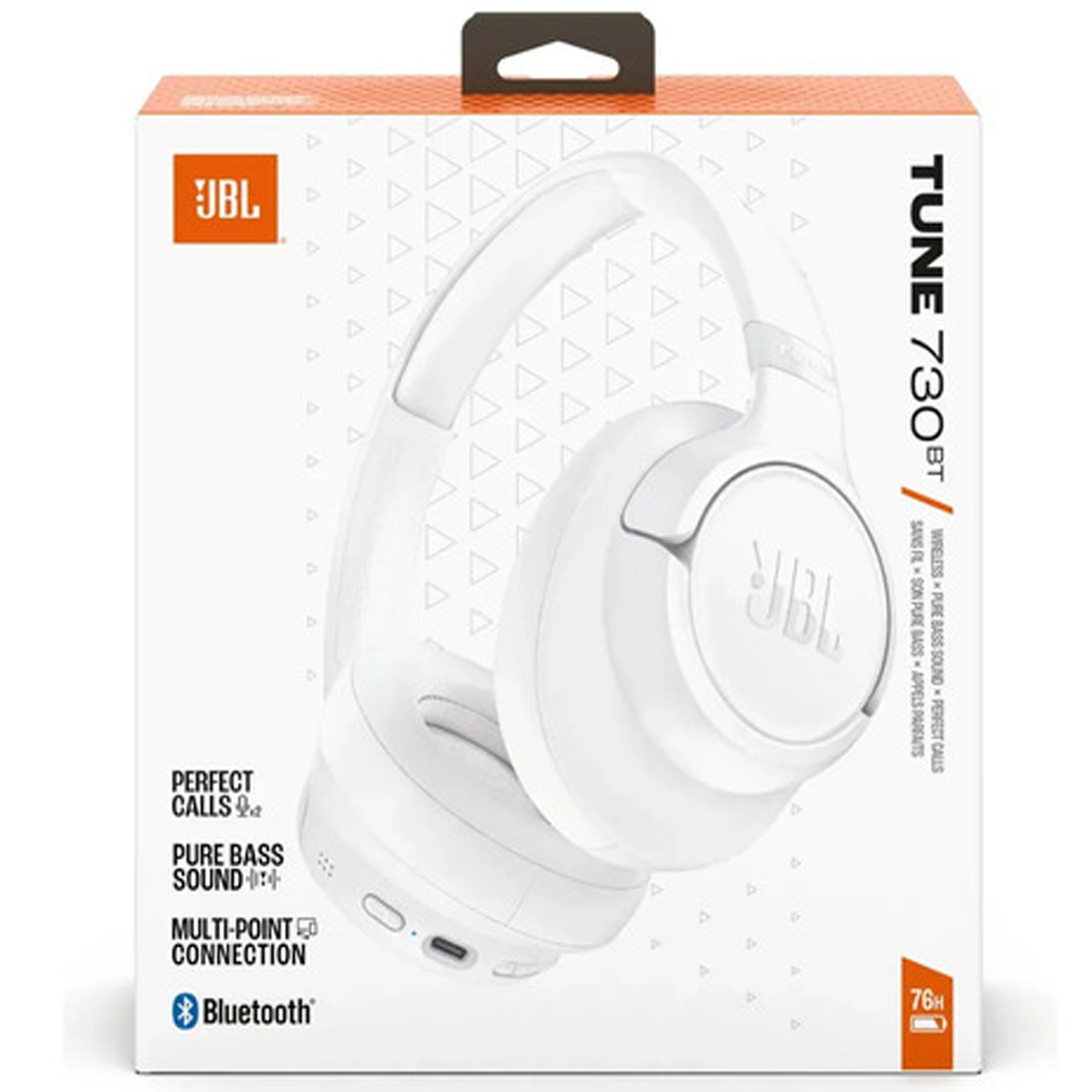 AUDÍFONOS JBL TUNE 730BT BLUETOOTH 76H BLANCO - 4