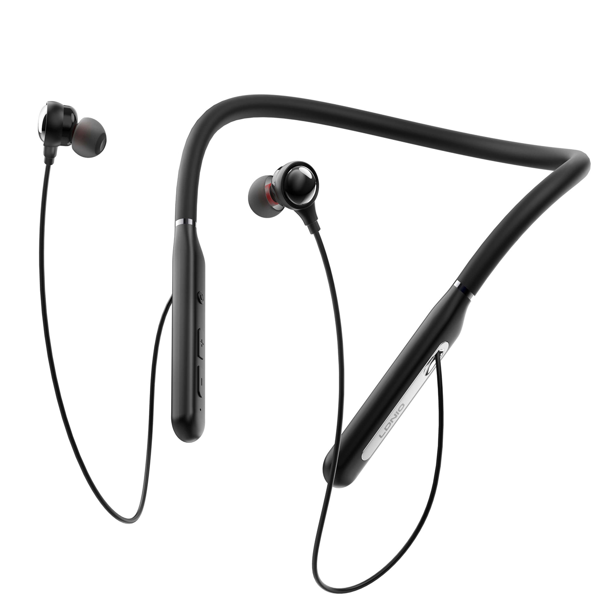 AUDIFONOS BLUETOOTH INALÁMBRICOS DEPORTIVOS LDNIO N02 - NEGRO - 2