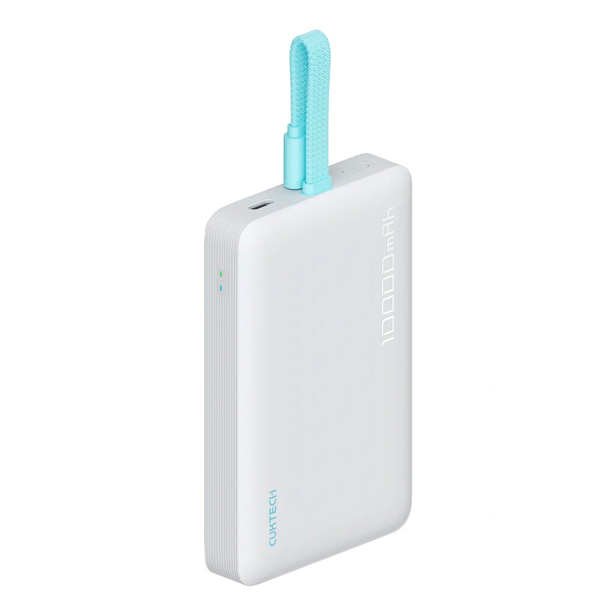 CARGADOR PORTÁTIL MAGNÉTICO 10000MAH CUKTECH CP132ML POWER BANK BLANCO - 2