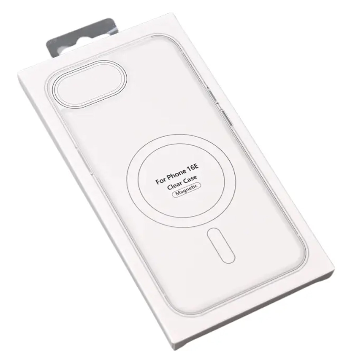 CASE TRANSPARENTE MAGNÉTICO + MICA DE VIDRIO PARA IPHONE 16E - 4