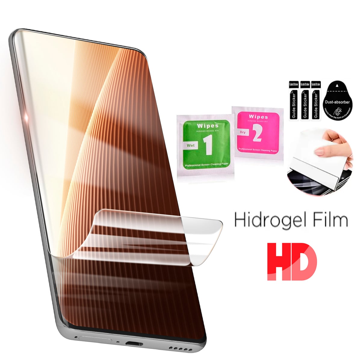 PROTECTOR DE PANTALLA HIDROGEL HD PARA XIAOMI POCO X8 PRO 5G - 1