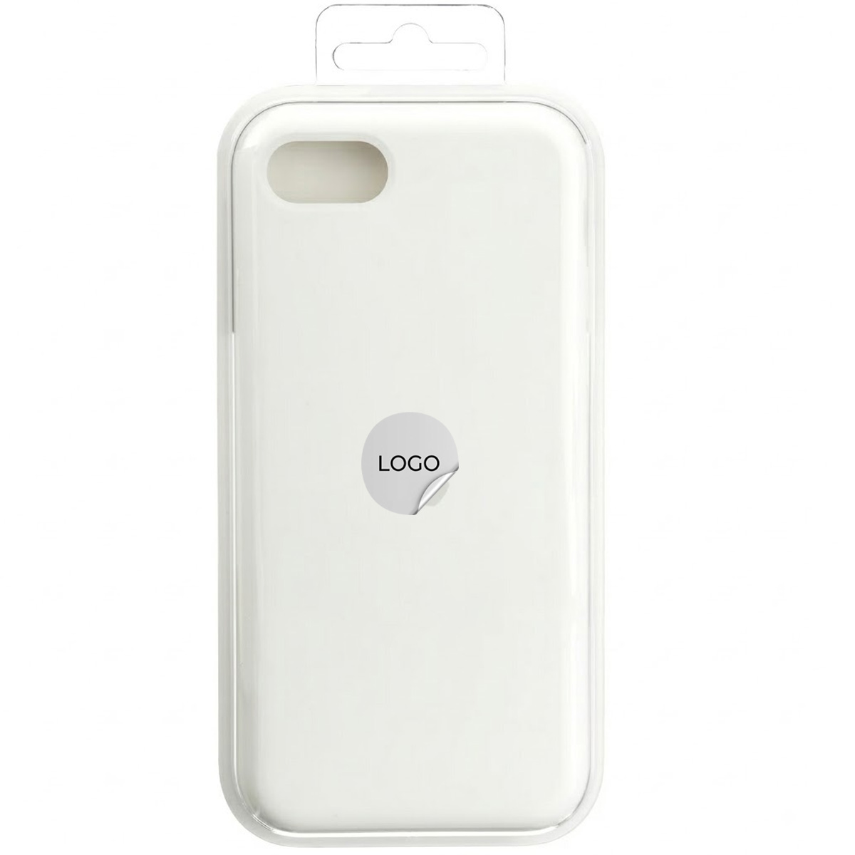 FUNDA DE SILICONA COMPATIBLE CON IPHONE 16E - BLANCO - 3