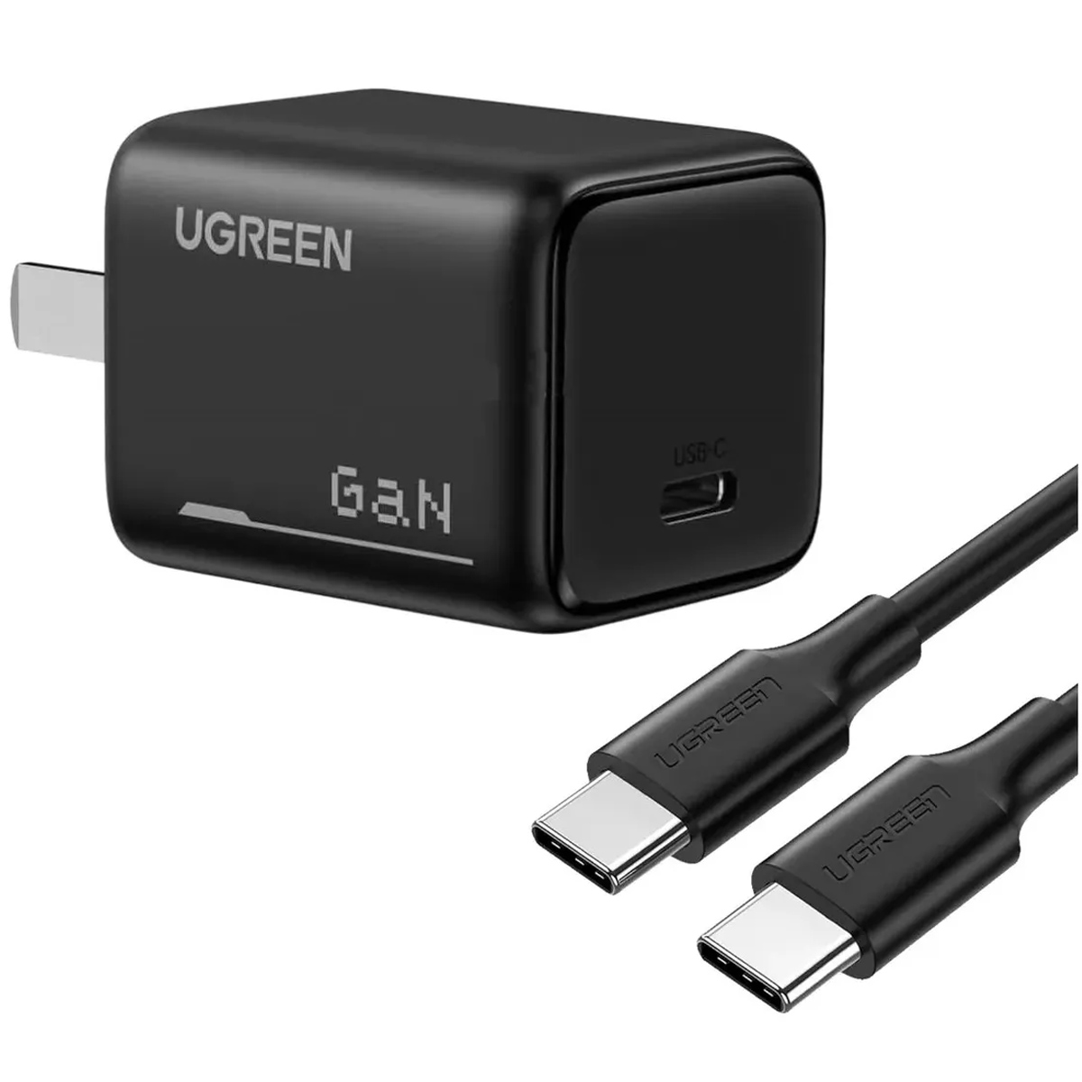 CARGADOR RÁPIDO CABLE USB-C GAN UGREEN 25W X517 ANDOID Y IOS - 2