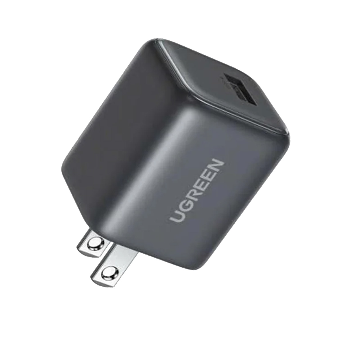 CARGADOR UGREEN X518 18W USB-A GAN CARGA RÁPIDA QC 3.0 GRIS - 2