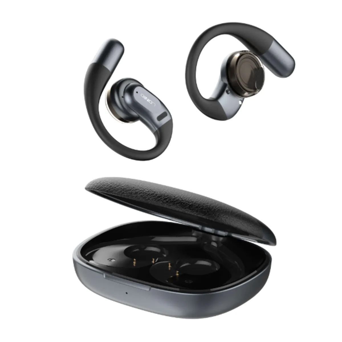 AURICULARES CONDUCCIÓN ÓSEA LDNIO T12 BLUETOOTH 54H - NEGRO - 1