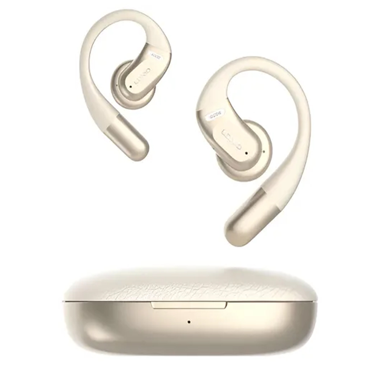AURICULARES CONDUCCIÓN ÓSEA LDNIO T12 BLUETOOTH 54H - DORADO - 1