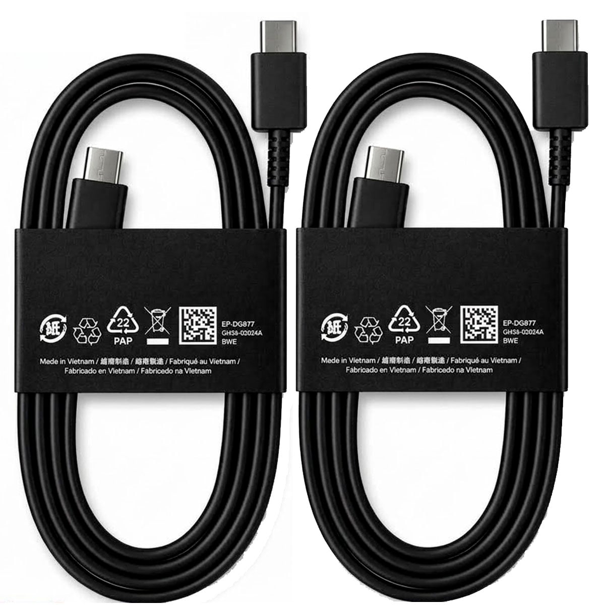 CABLE SAMSUNG CARGA RÁPIDO 1M TIPO C A C NEGRO - 1