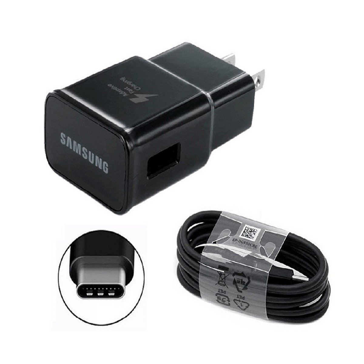 CARGADOR CARGA RÁPIDA TIPO C 15W COMPATIBLE CON SAMSUNG GALAXY Y SERIE A CON CABLE - 4
