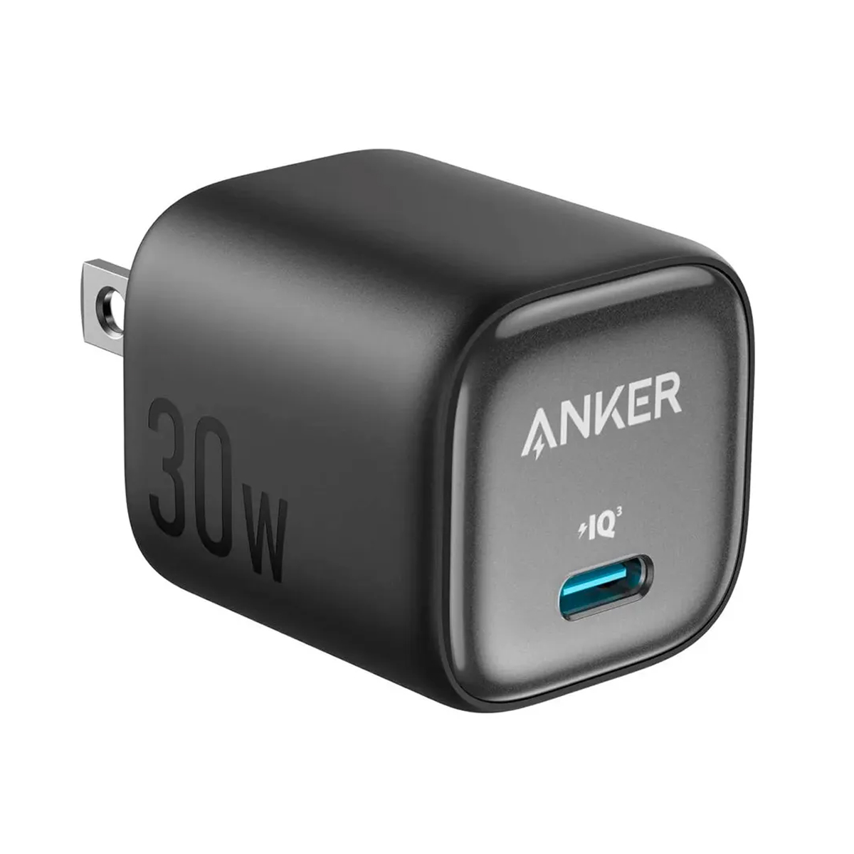 CARGADOR ANKER ZOLO 30W CHARGER USB-C GAN PARA IPHONE Y SAMSUNG NEGRO - 3