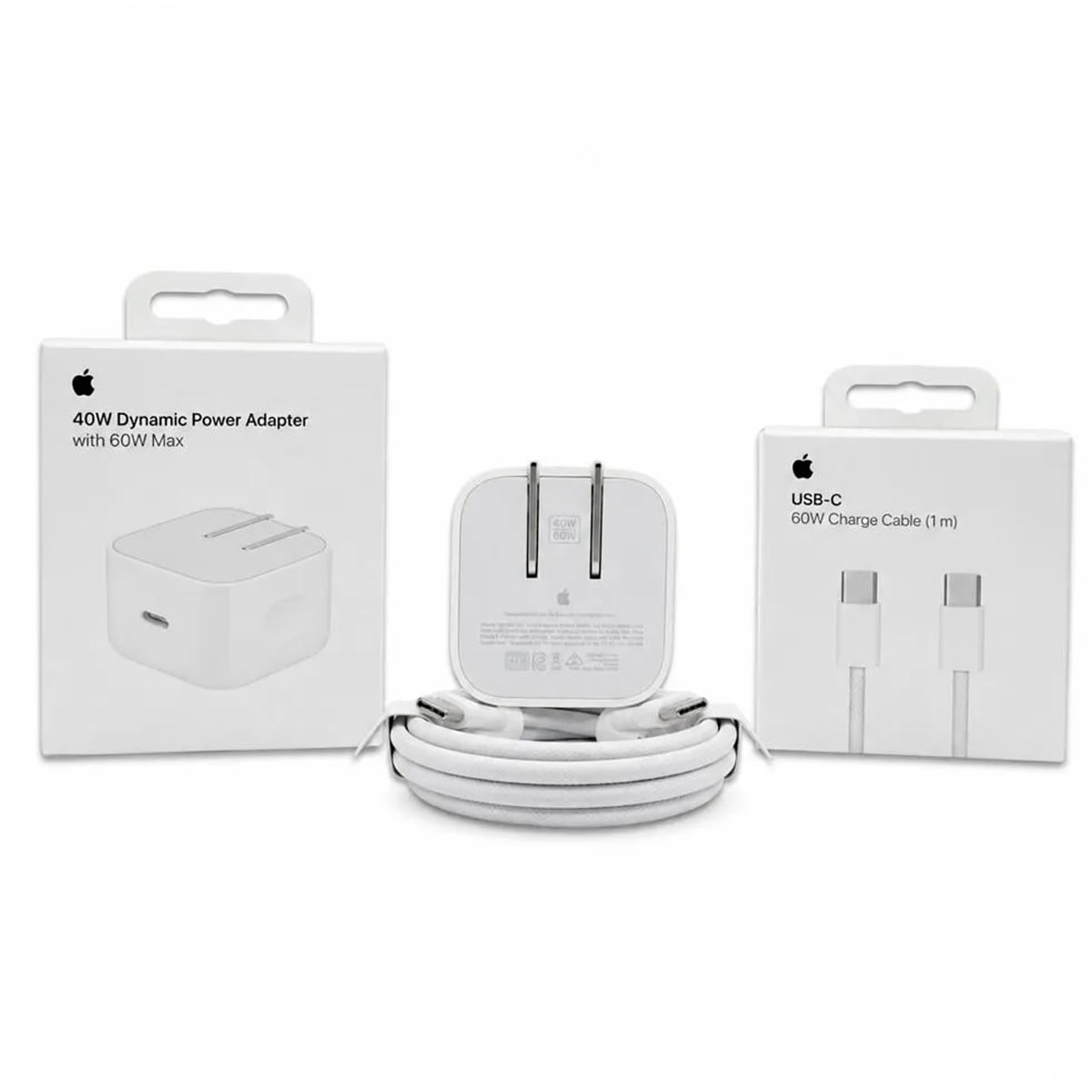 CARGADOR DE PARED USB-C DE 40W (MÁX. 60W) + CABLE USB-C A C DE 60W (1 M) - 2