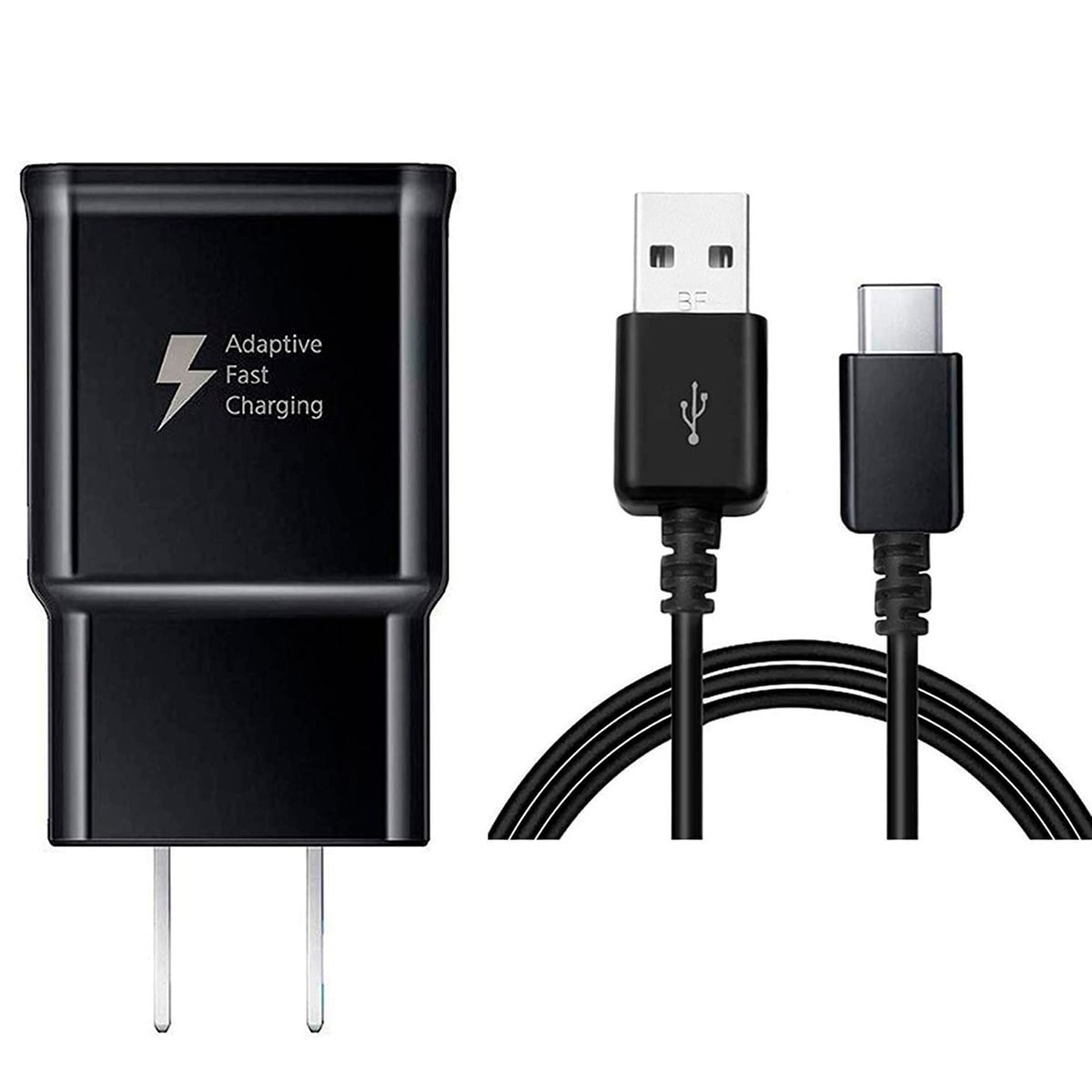 CARGADOR 15W TIPO C PARA SAMSUNG S10 NOTE 9 A50 S9 PLUS NEGRO - 2