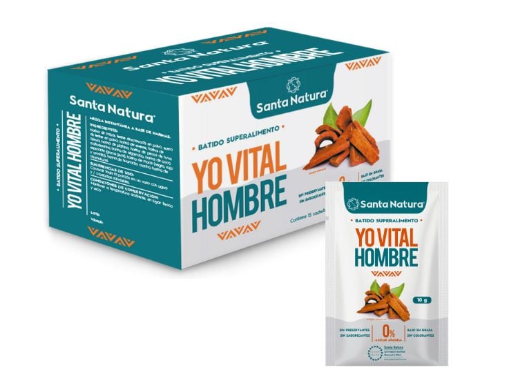 BATIDO YO VITAL HOMBRE SANTA NATURA  150 GR - 1