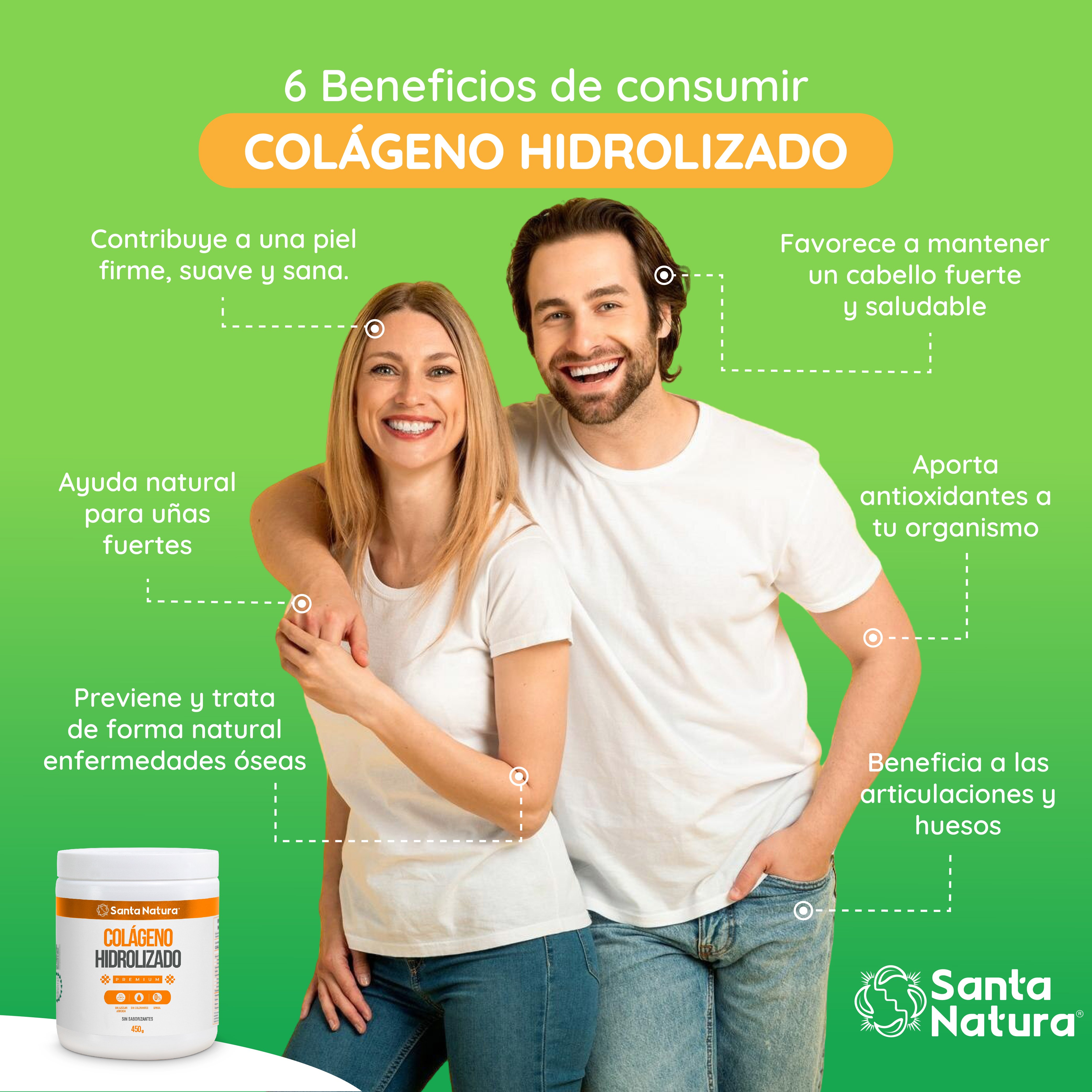 COLÁGENO HIDROLIZADO PREMIUM SANTA NATURA 450 GR - 3