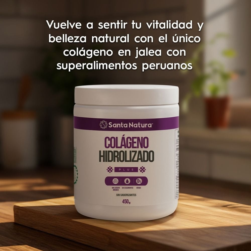 COLÁGENO HIDROLIZADO PLUS 450 GR SANTA NATURA 450 GR - 3