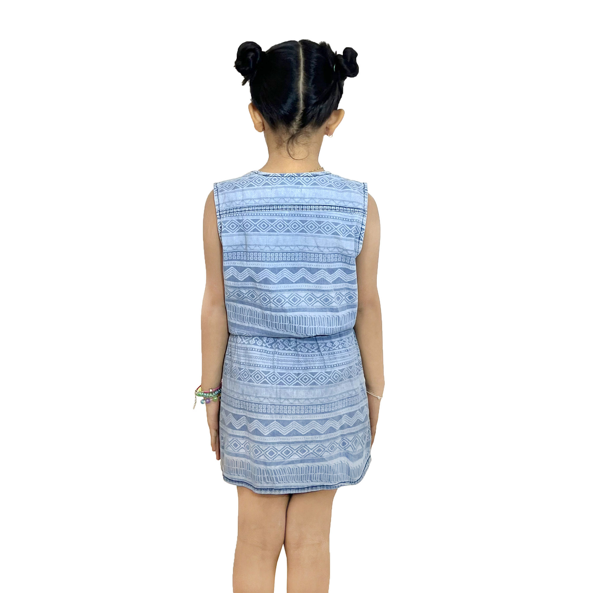 VESTIDO CORTO NIÑA COTTONS JEANS FIONA - 2