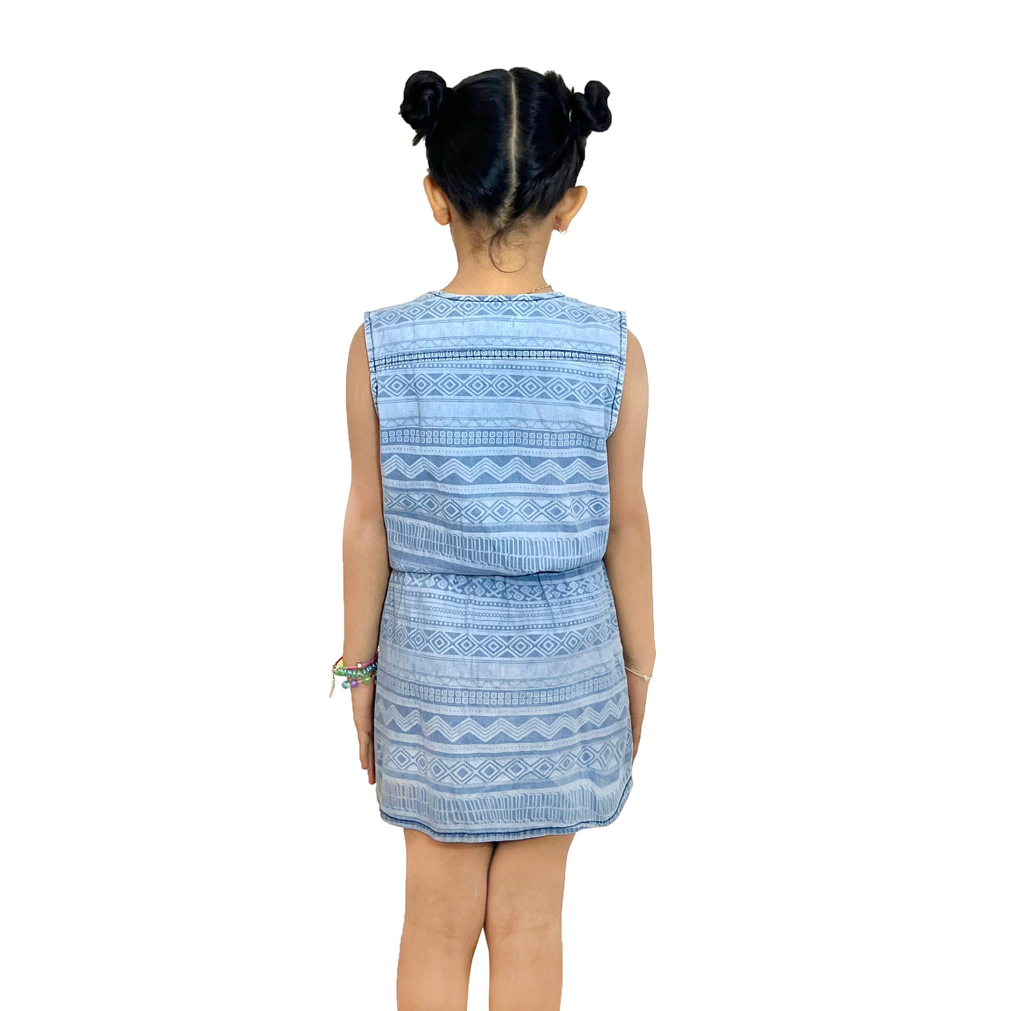 VESTIDO CORTO NIÑA COTTONS JEANS FIONA - 2
