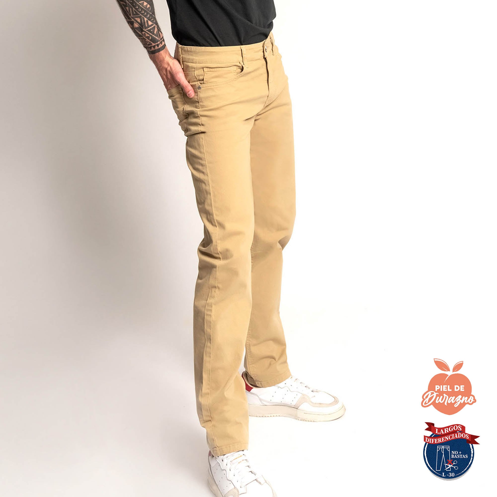 PANTALÓN CASUAL SLIM HOMBRE COTTONS JEANS ESTEBAN L30 - 3