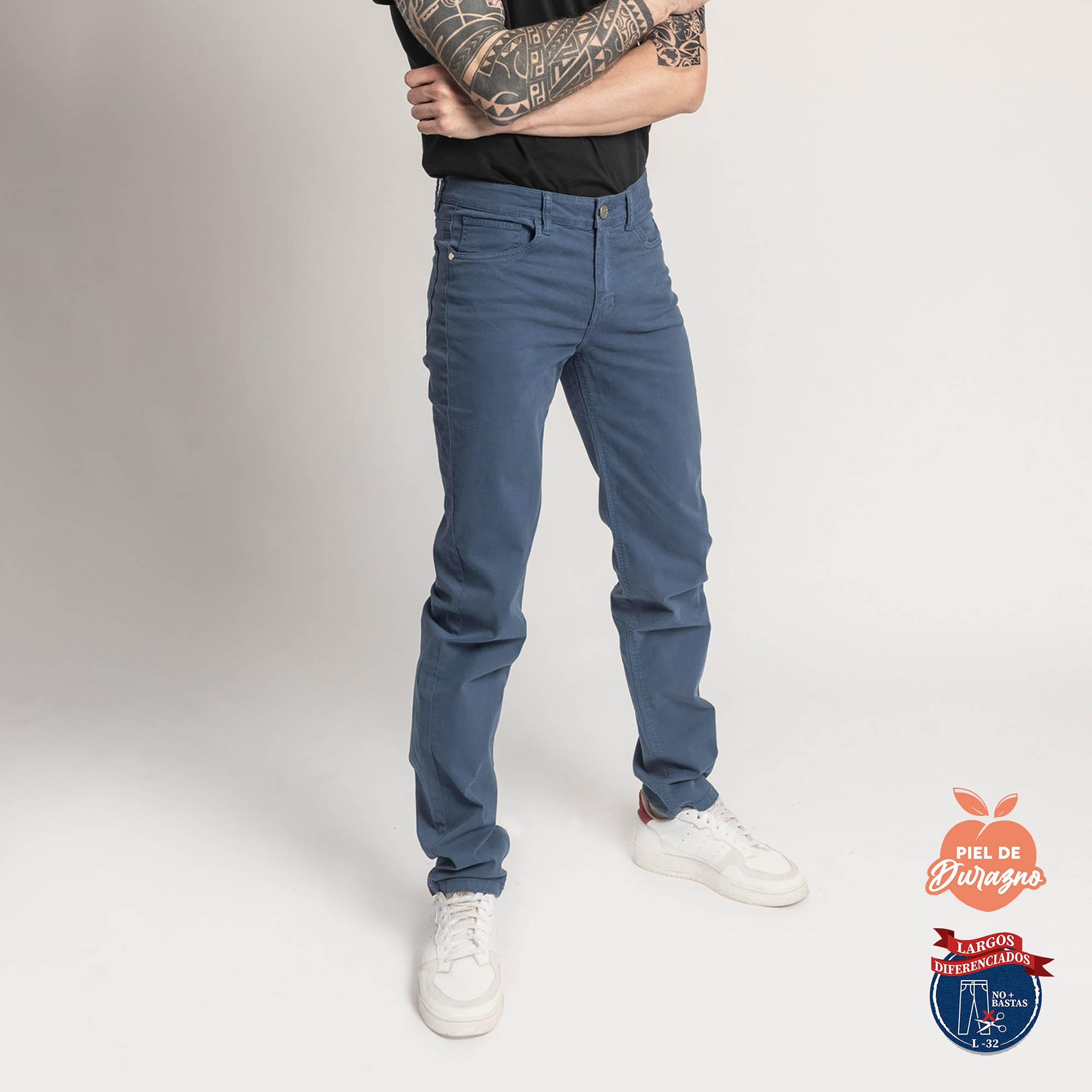 PANTALÓN CASUAL SLIM HOMBRE COTTONS JEANS ESTEBAN L32 TALL - 1