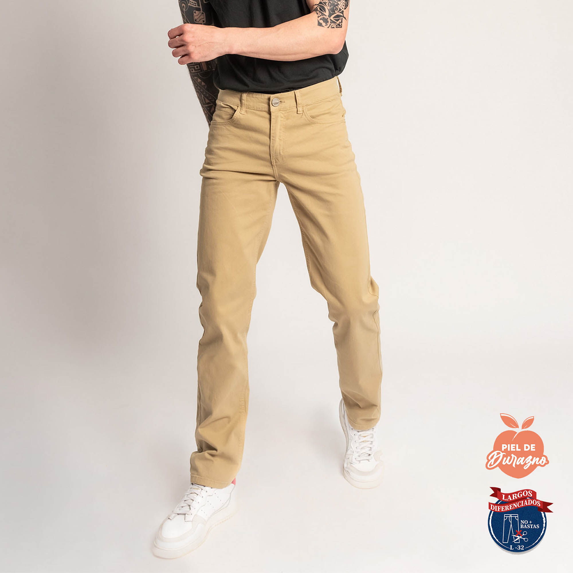 PANTALÓN CASUAL SLIM HOMBRE COTTONS JEANS ESTEBAN L32 TALL - 1