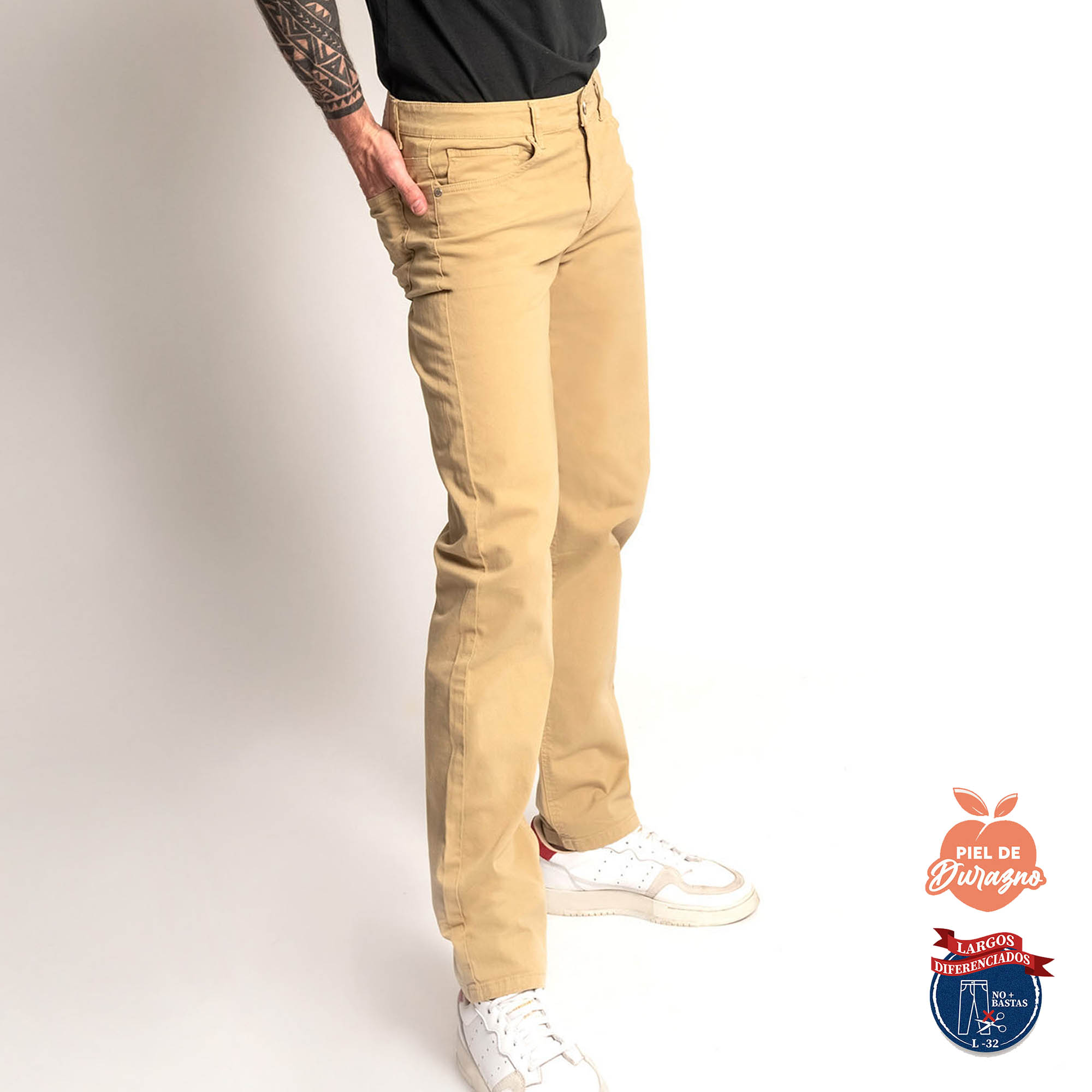 PANTALÓN CASUAL SLIM HOMBRE COTTONS JEANS ESTEBAN L32 TALL - 3