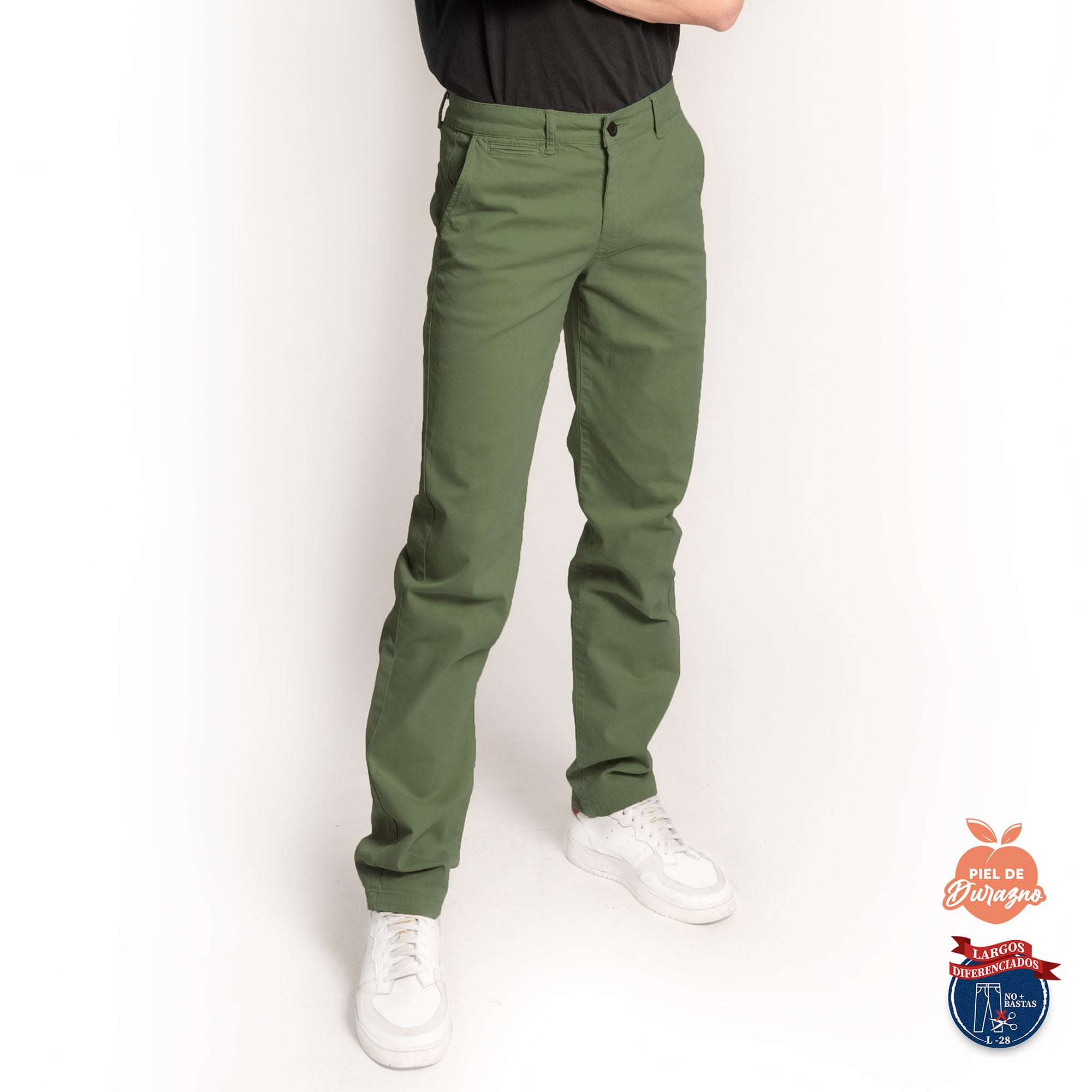 PANTALÓN CASUAL SLIM HOMBRE COTTONS JEANS FRED L28 PETITE - 1